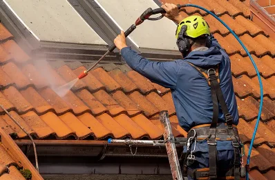 Démoussage et hydrofuge de toiture à Sébrazac